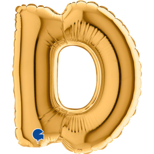 Letter D Gold Micro7"