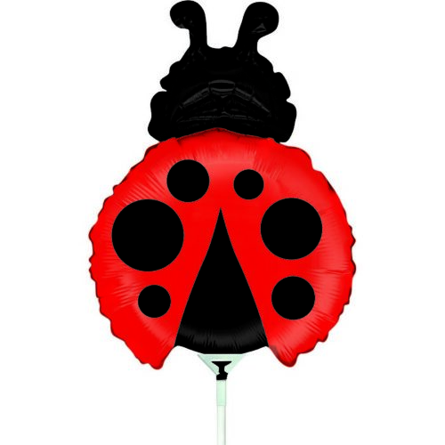 01  minishape  LADYBUG
Size 14" / 23x32 cm
Gas Capacity
Inflate only with air