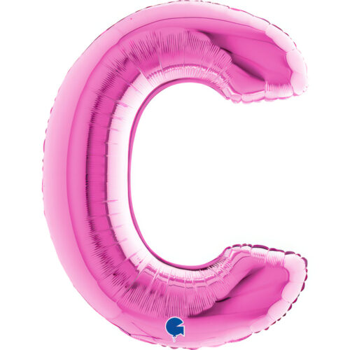 Letter C Fuxia Single Pack 40"