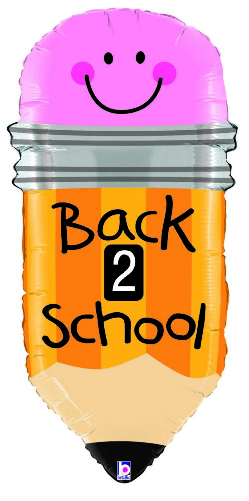 32" Shape Back to School Pencil