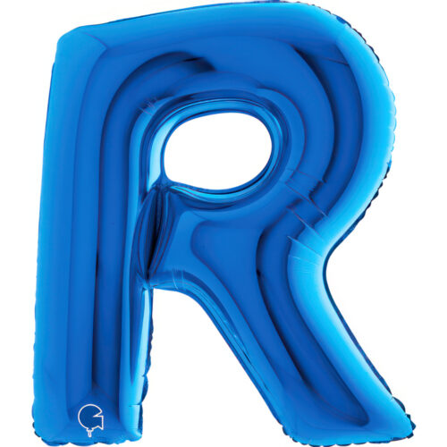 Letter R Blue Single Pack 40"