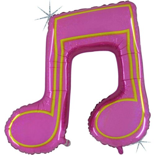 13 shape Music Note Double Pink''

Size 34" / 66x68 cm