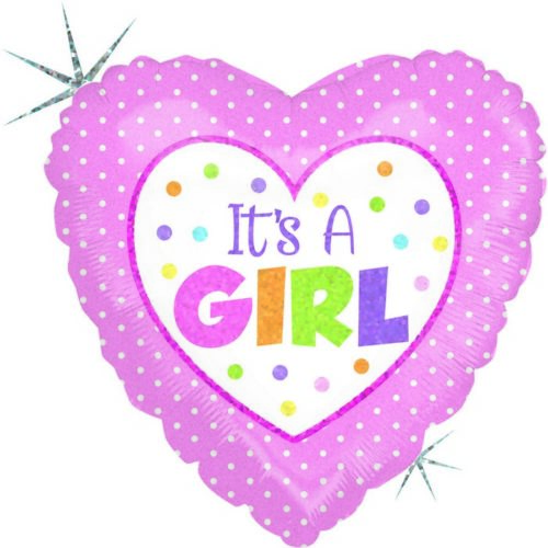 18" heart IT'S  Girl Dots
Size
 / 36x36 cm
Gas Capacity
0,014 m3